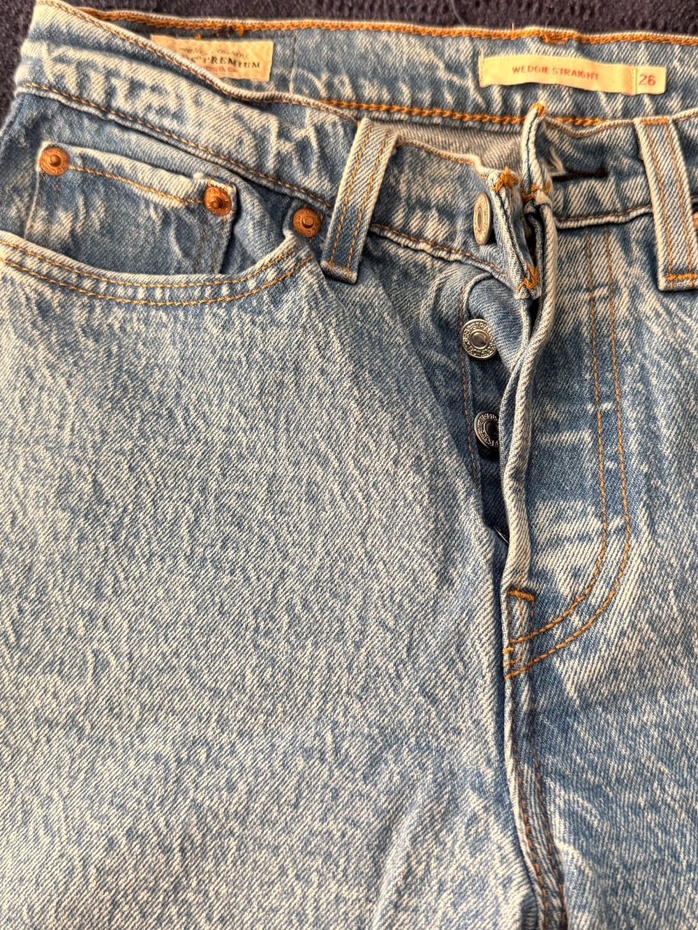 levi’s wedgie straight jeans - Picture 3 of 11